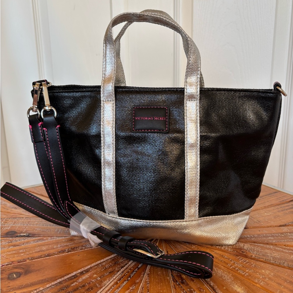 NIP Victoria's Secret Small Black Crossbody Bag